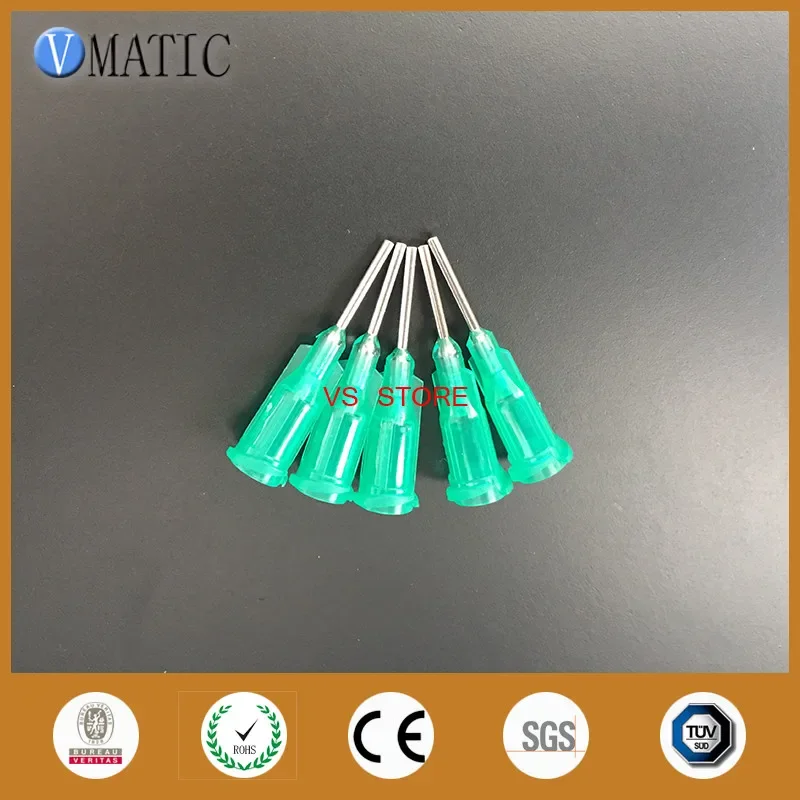 Gratis Verzending Best Selling 100Pcs Industriële 18G Groene Kleur Doseren Naalden Rvs Tips 1/2 Inch