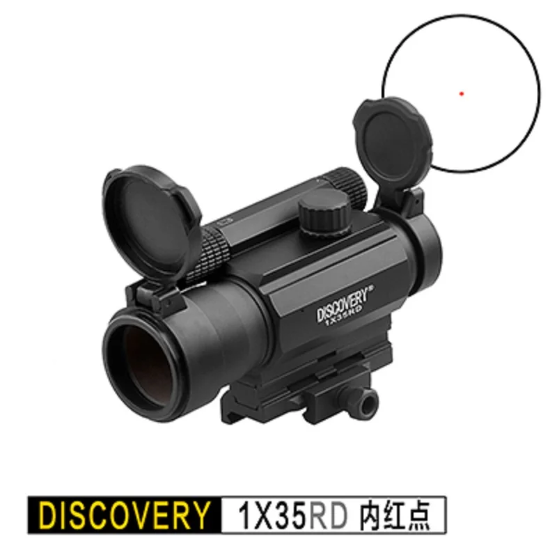 

Discovery 1x35rd Internal Red Dot Scope Tactical Riflescope Collimator Dot For Airsoft Hunting