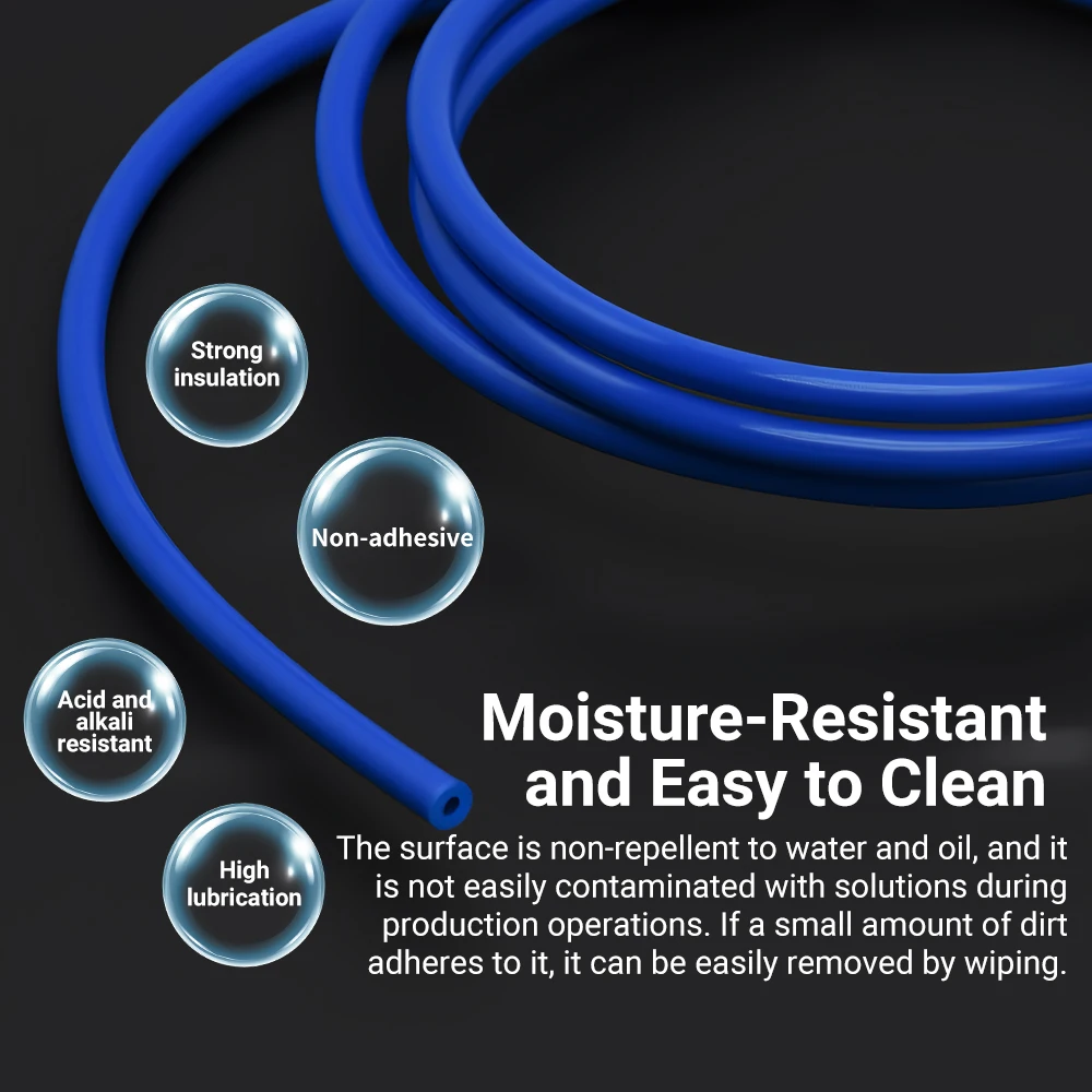1/2/3M 3D Printer PTFE Tube Bowden Extruder J-head Hotend Filaments Parts Diameter 2x4mm Teflonto Pipe for Ender3 CR10 Kobra Max - view 4