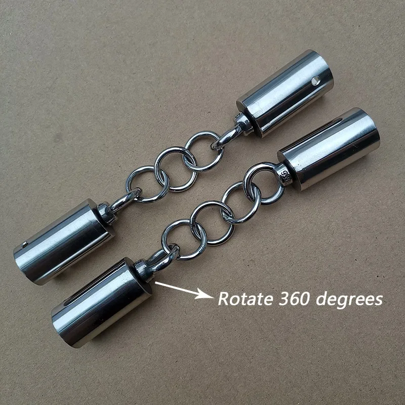 2026 Stainless Steel Three Section Cudgel Parts Send Rivets Martial Arts Stick Equipment DIY Link Component
