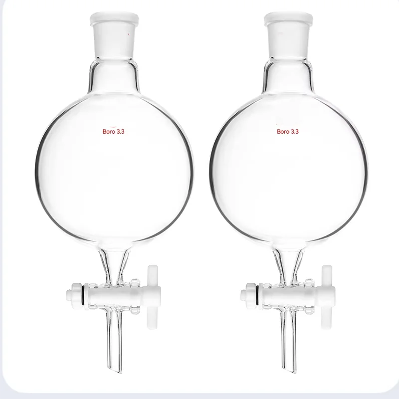 10000ml spherical separatory funnel PTFE piston high boron glass spherical funnel