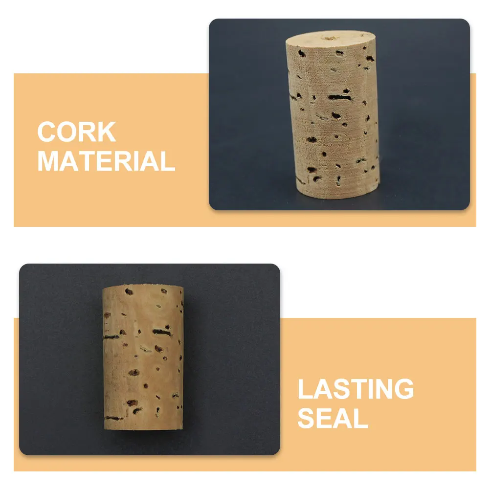 

6pcs Flute Replacement Cork Plugs Durable Natural Woodwind Instrument Accessories Flute Repair Small Cork Parts Sealing