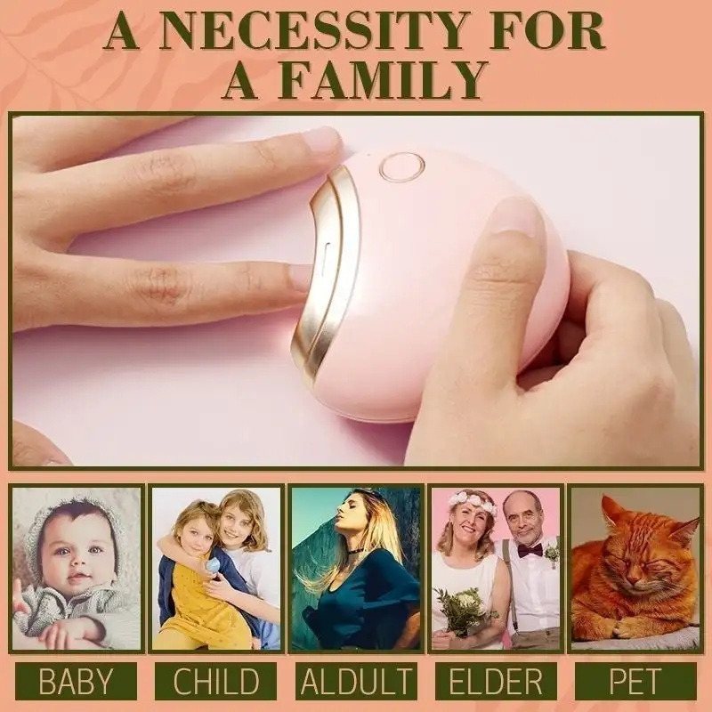 Cortaúñas eléctrico para bebé y adulto, herramienta automática para cortar las uñas, Molinillo, sin preocupaciones, envío directo