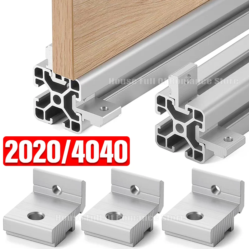 1/3/5pcs High Quality 2020 4040 DIY Hardware Accessories Aluminum Profile Fixing Parts Side Panel Corner Bracket Support Fixture