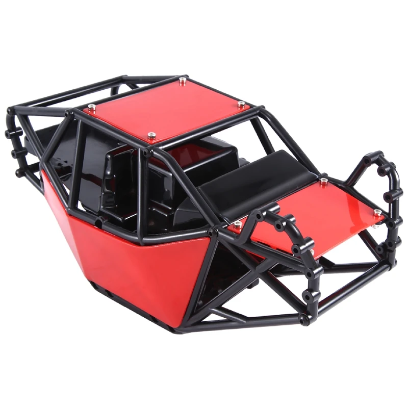 Rock Buggy Body Shell Chassis Kit para 1/10 RC Crawler Car Axial SCX10 II 90046 UTB10 Capra, vermelho