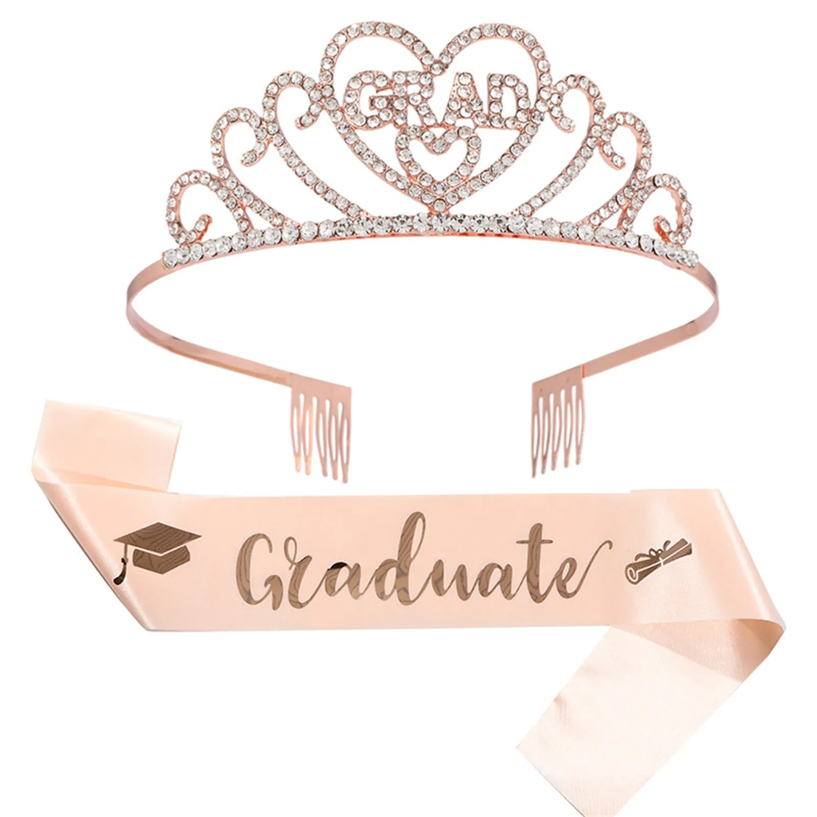 

2024 I Graduated Sash Graduation Sash Graduation Party Supplies Graduation Party Graduate Party Supplies Sash And Crown