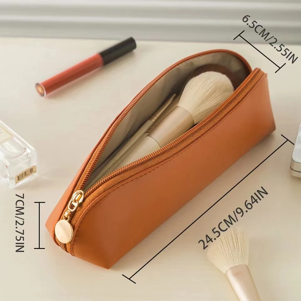 Portable Pillow Wash Bag PU Leather Large Capacity Makeup Storage Bag For Travel Waterproof Toiletry Washing Pouch Organizer Box