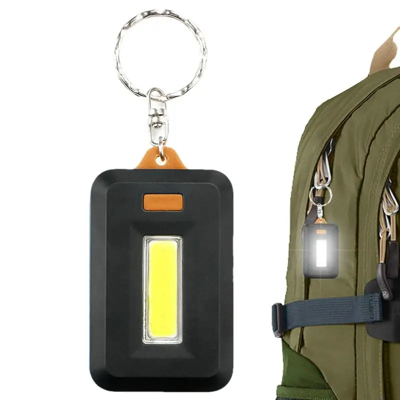 Mini LED Flashlight Keychain Multifunctional Portable COB Camping Lamps Work Lights Outdoor Fishing Hiking Lanterna