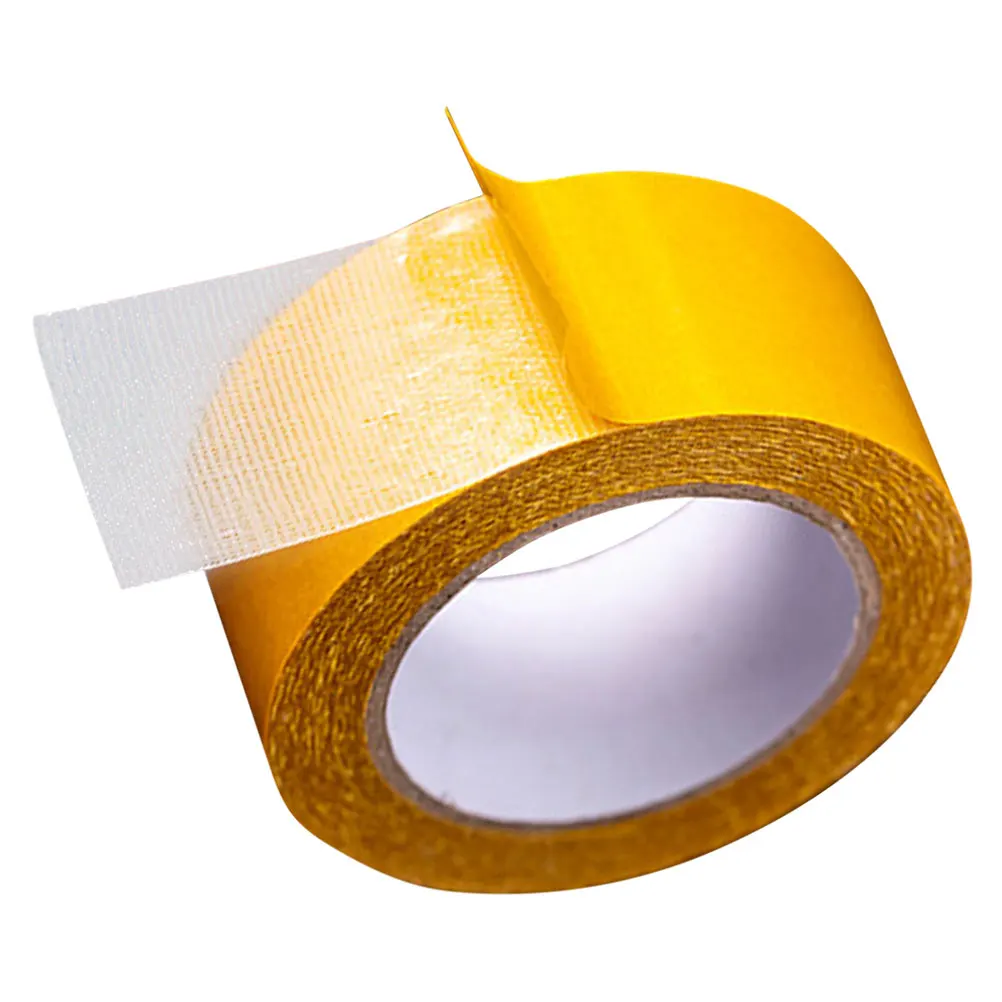 1 قطعة 1 لفة مزدوجة الوجهين السجاد الشريط الثقيلة مقاوم للماء شبكة الألياف الزجاجية للسجاد Diy بها بنفسك تصاعد شريط لاصق ذاتي مكتب المنزل