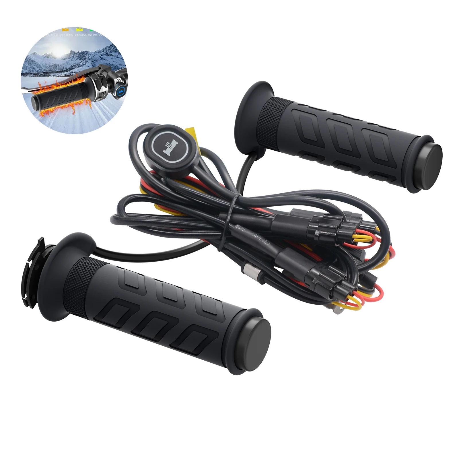 

Motorcycle Heated Grips Handle Accessories Handleba Throttle Cruise Control Universal Speed regulator Motocross ATV Handgrips