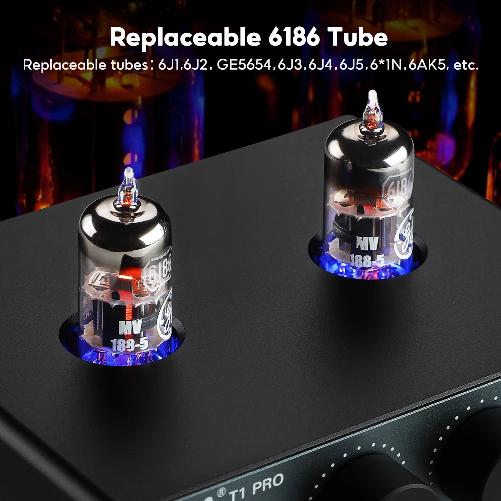 AIYIMA T1 PRO Vacuum Tube Preamplifier Amplifiers Home Audio RCA Bluetooth Input Bass Treble Control HiFi Stereo AUX 12V Trigger