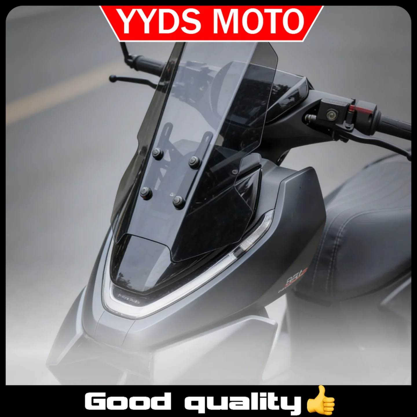 

【Good quality】For ZEEHO AE4/5 Straight Windscreen Convertible Modification Accessories Electric Vehicle Windshield Glass