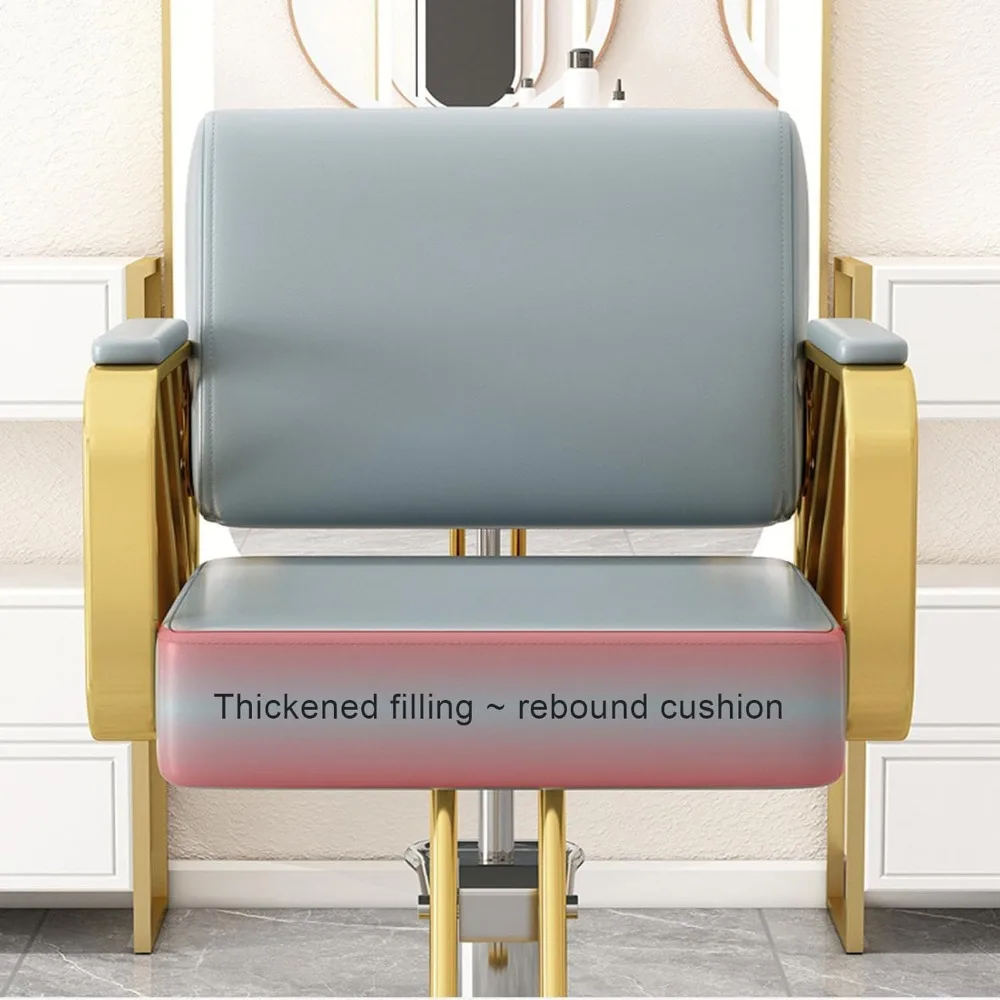 كراسي صالون قابلة للتعديل بارتفاع قابل للتعديل للحلاقين والمصففيين: غسل الشعر والاسترخاء في واحد #4