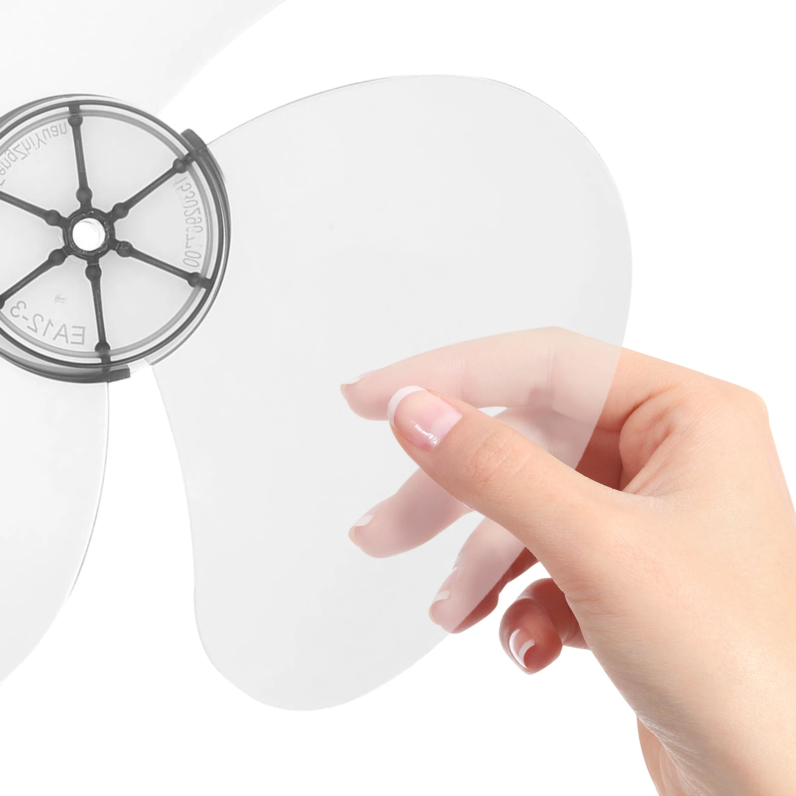 

Plastic Fan Blades 12 Inch Electric Replacement Accessories PP Material Low Noise Desktop Fan Spare Parts