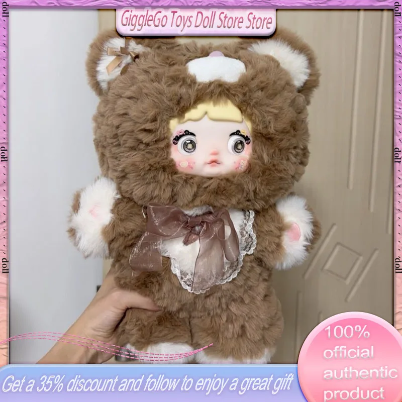 

Official Genuine Nommi Nuomeier 400% First Generation Goodnight Bear Series Blind Box Color Plush Toy Big Baby Figurine Gift