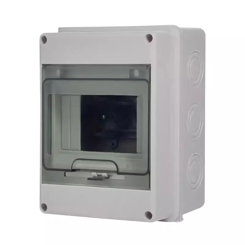 HT Series 5/8/12/15/18/24 Ways IP65 Waterproof Distribution Box Electrical Circuit Breaker PC ABS Plastic MCB Power Junction Box