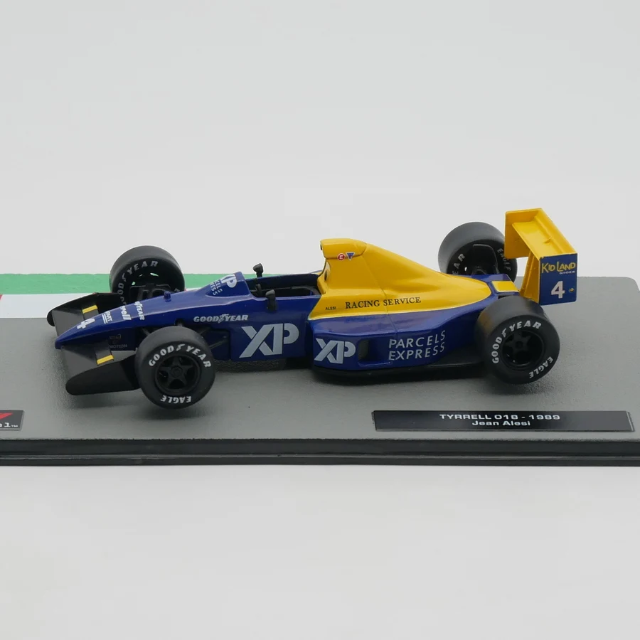 Ixo 1:43 Tyrrell 018 1989 Jean Alesi Diecast Car Model Collection Metal Toy Vehicle