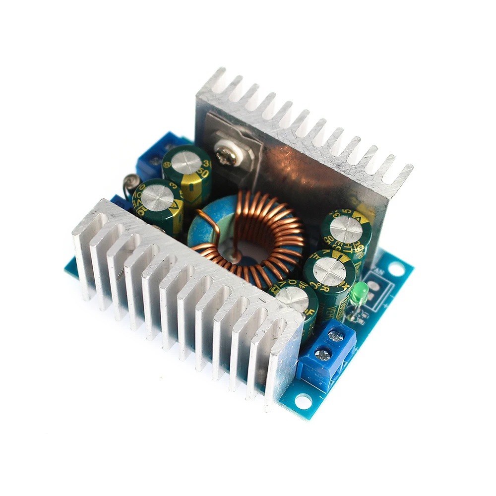 4.5-30V DC-DC High Power Low Ripple 12A Adjustable Step-down Power Supply Module 95% Efficient Car Power Module