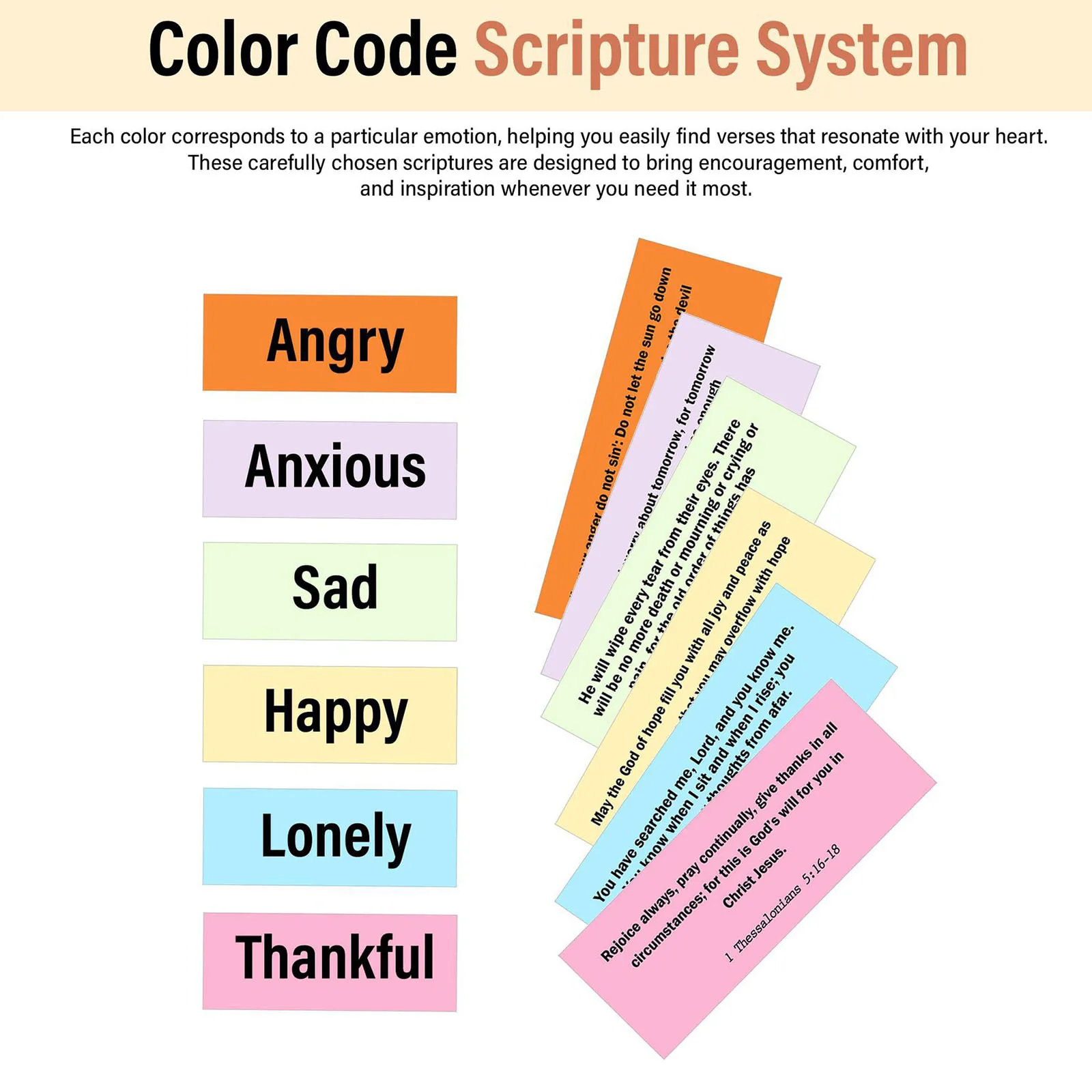 Caja de almacenamiento de notas hecha a mano con 96 tarjetas de oración, estuche de almacenamiento de la Biblia cristiana, caja de tarjetas de versículo de la Biblia portátil, regalo para el día del padre