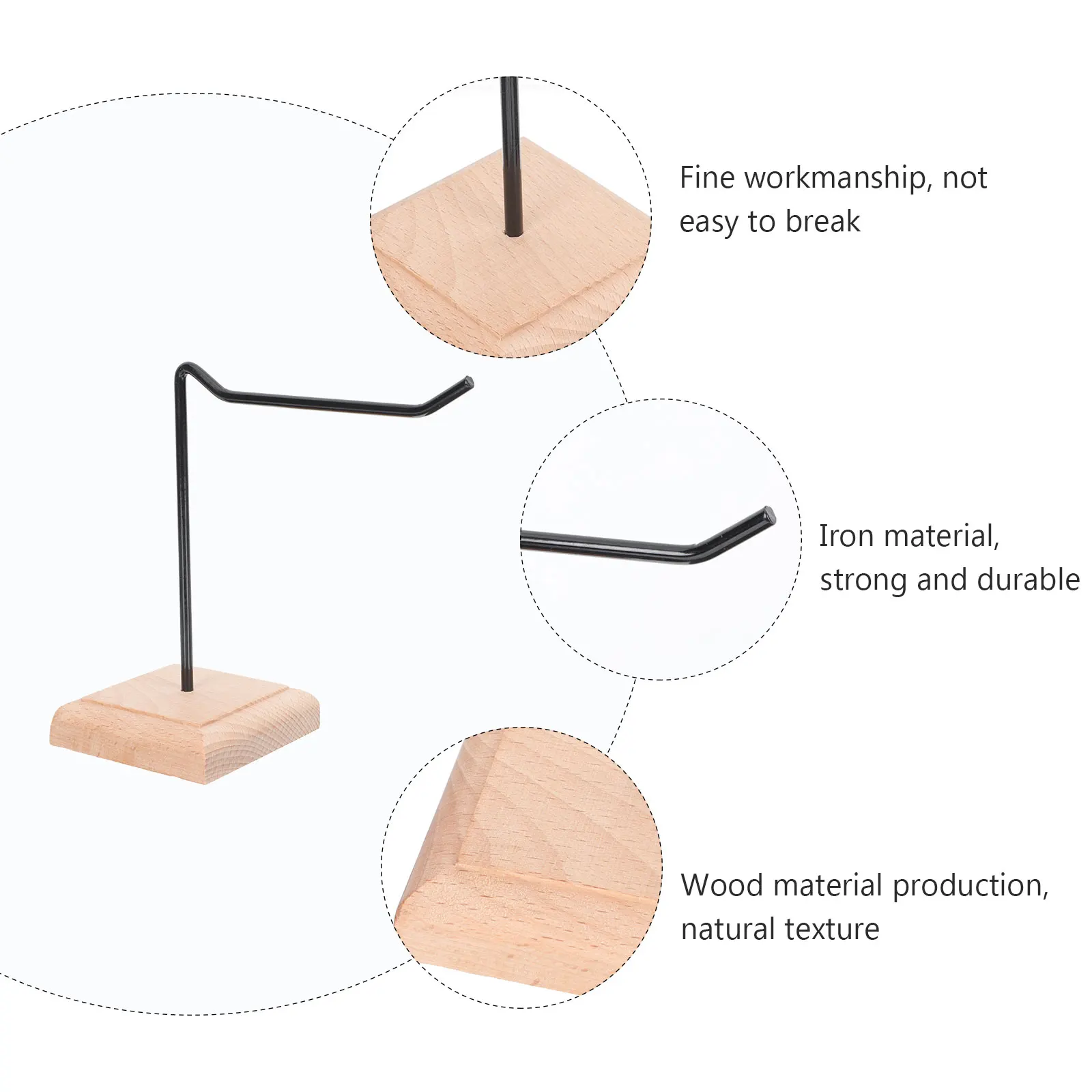 

Минималистичная деревянная основа, железная стойка для ювелирных изделий, настольная подставка для организации перед душа или сном, стильный домашний декор