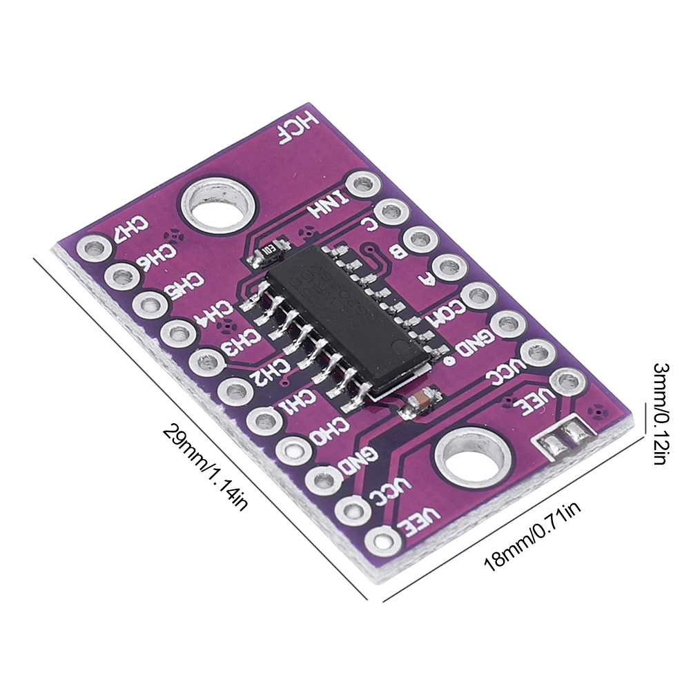 74HC4051 8-Channel-Mux Analog Multiplexer Demultiplexer โมดูล Analog Multiplexer Selector Module สําหรับ Arduino