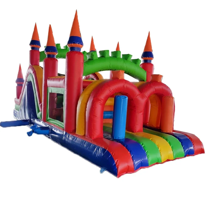 

Inflatable Trampoline Bounce Castle Inflatable Obstacle Course Combination Customized Inflatable Trampoline