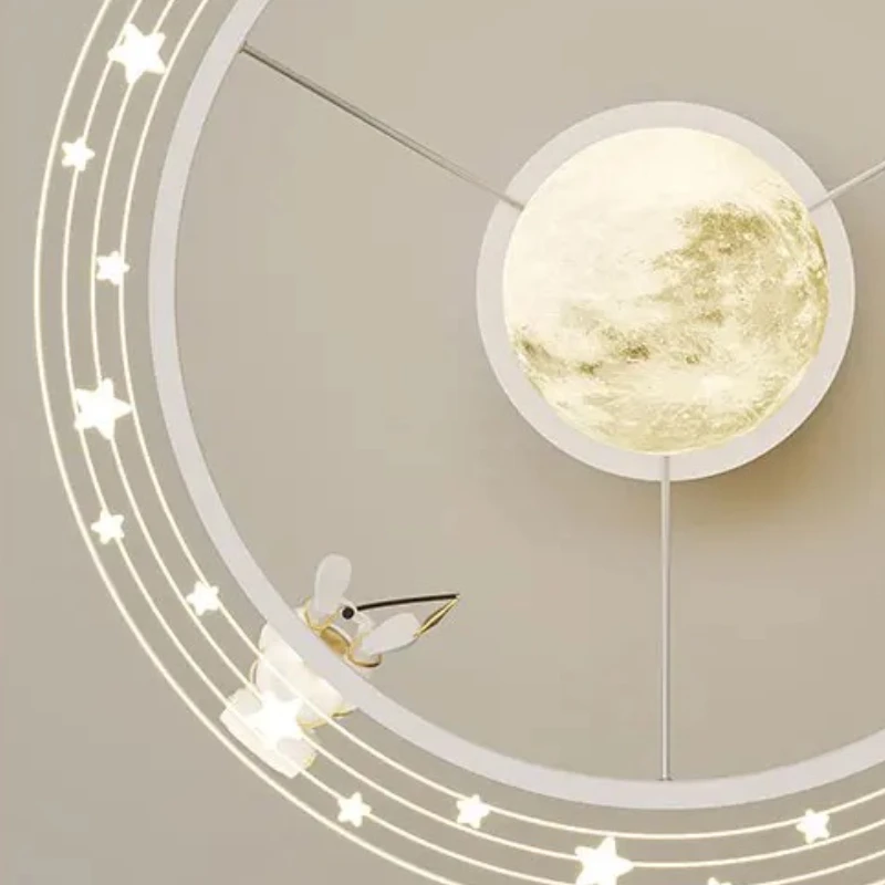 Lámpara colgante LED nórdica para habitación de niños, dormitorio, sala de estar, lámpara colgante, decoración, accesorio de iluminación colgante acrílico