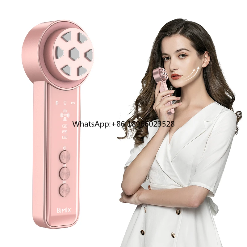 

316 Medical Stainless Steel LED Therapy Radio Frequency Multi-Functional Facial Massager