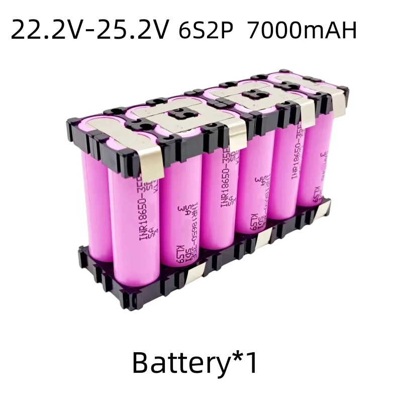 NEW 20A 18650 35E 3500mAh 7000mAh 2S 3S 4S 5S 6S /1P 2P 7.4V 12.6V 14.8V 18V 25.2V For Screwdriver batteries weld battery pack