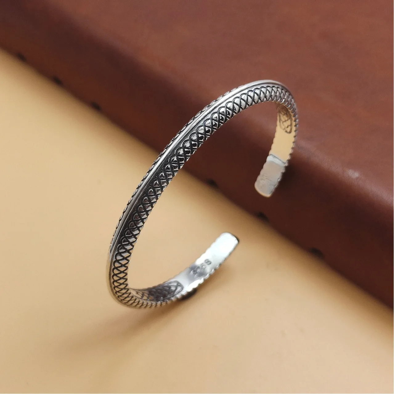 sterling silver Seiko personalized design dragon scale bracelet men and women fashion trend retro minority hip hop style elegant