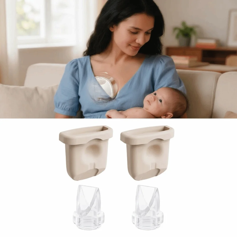 

BPA Free Breast Pump Replacement Parts Silicone Diaphragms Duckbill Valves Compatible Replacement Kit Durable Breast Pump Parts