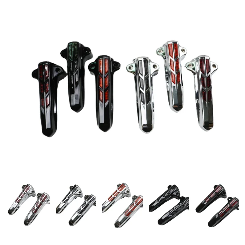 

Motorcycle ABS Front Lower Fork Leg Covers LED Light for Harley FLHR FLHTK FLHX 2014-2022 Touring Electra Glide Road King