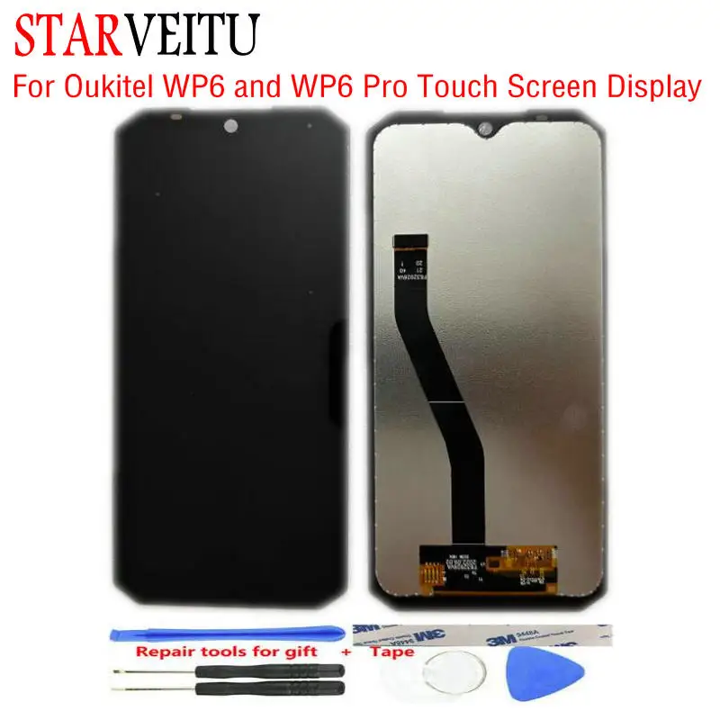 

Original LCD for Oukitel WP6 and WP6 Pro Touch Screen Display 6.3" Mobile Phone Accessories