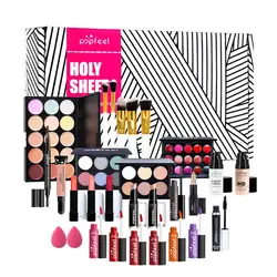 All-in-1 Makeup Gift Set Essential Bundle Multipurpose Cosmetic For Beginners Or Pros Make Up Full Kit Include Lipstick