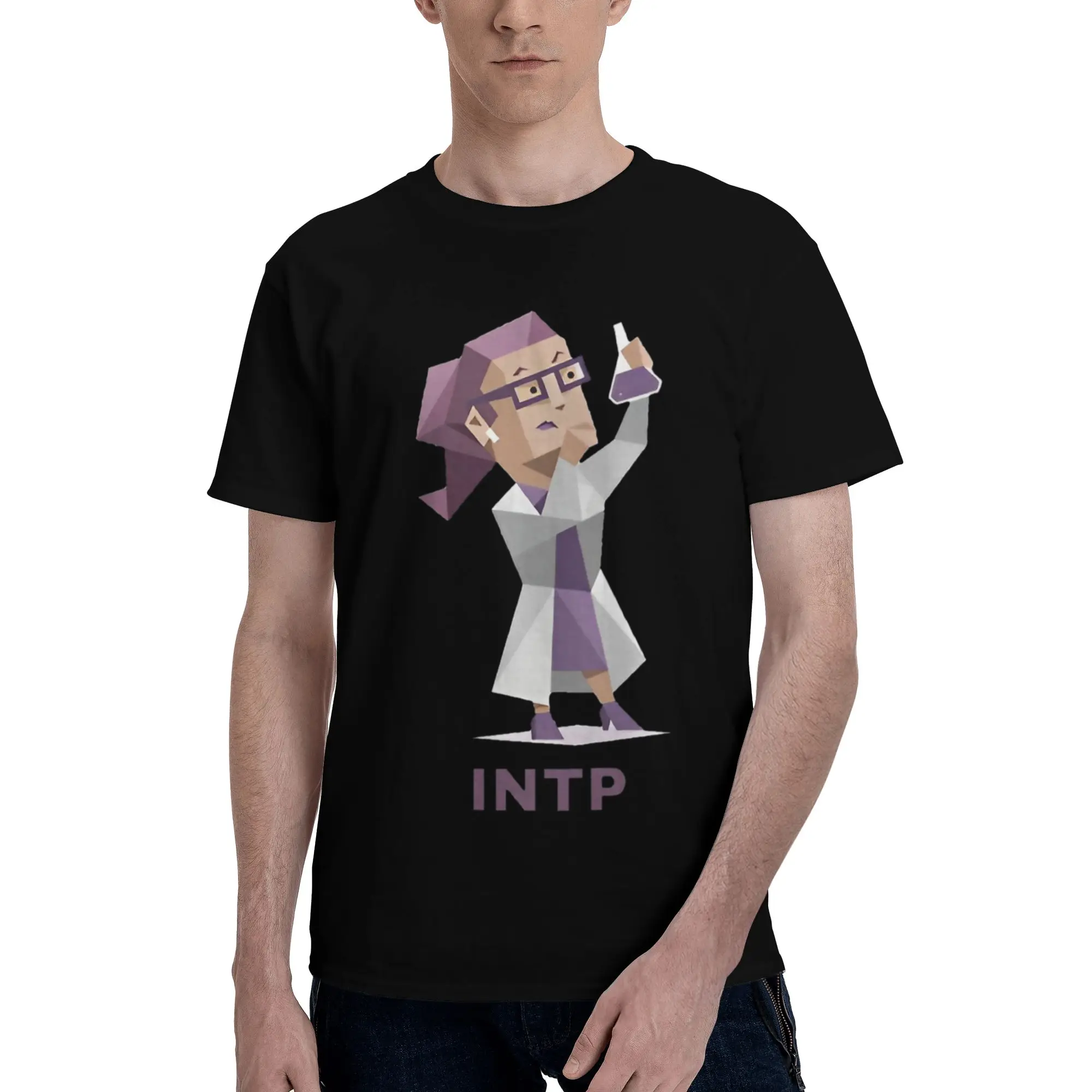 INTP mbti myers-briggs peronality Graphic Printed T Shirts for Men Women MBTI 16 Personalities  Cotton  Tee Shirt Clothing
