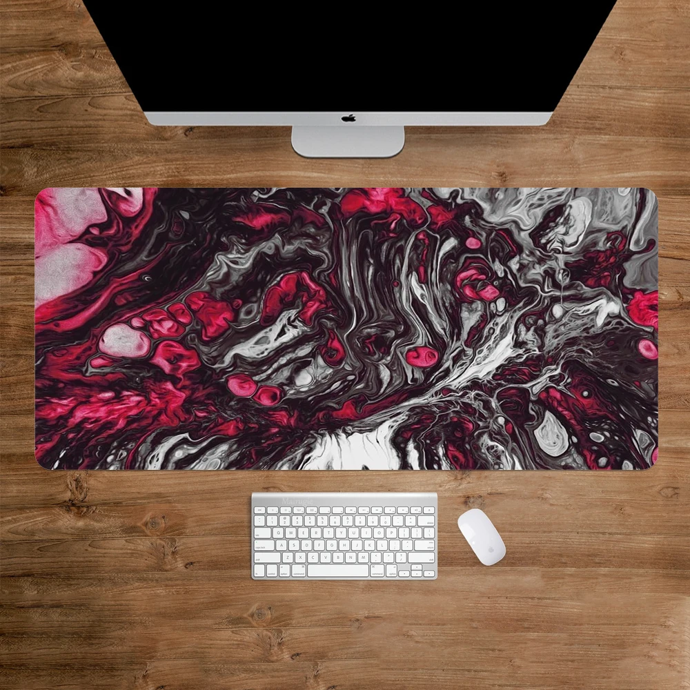 Fluid Deco Gaming Mouse Pad Xxl Setup Gaming Desk Carpet Desk Pad Desktop Computers Mouse Mat Laptop Keyboard Pad Playmat