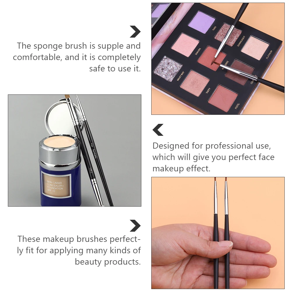 

1 set Concealer Brush for Face Dark Circles Professional Travel Eye Tear Ditch Small Lightweight Portable Makeup for Beauty