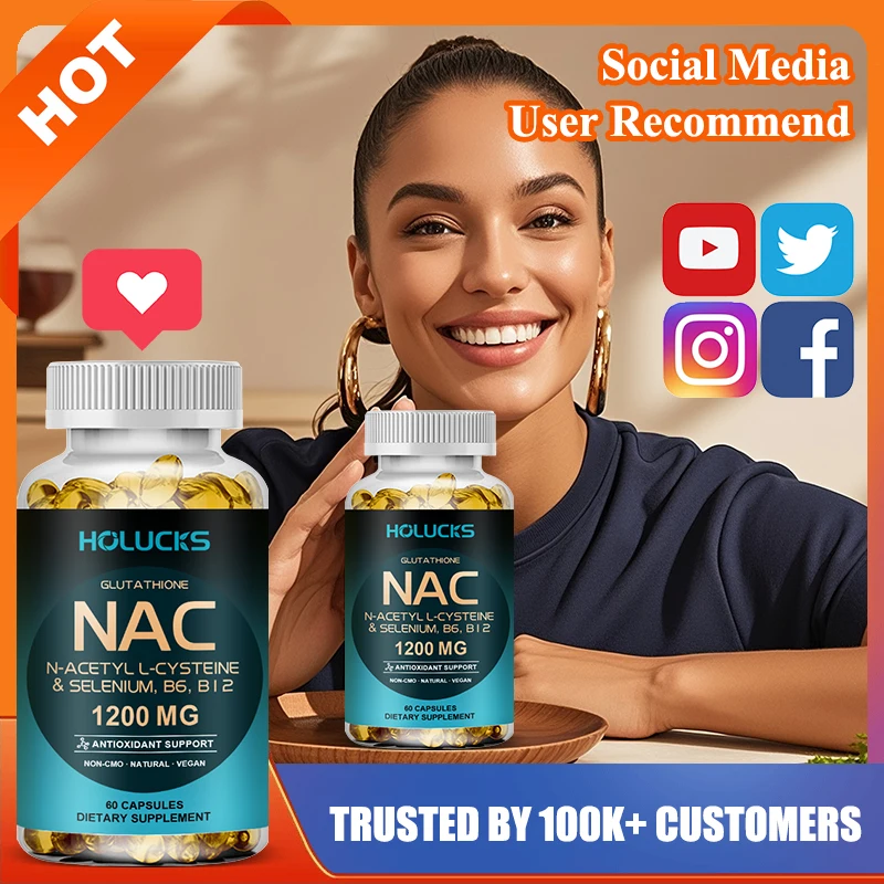 

Yimiduk NAC Supplement, with Vitamin C, for Promotes Liver Detox, Skin Protection & Antioxidant Power, Strong Immunity, Non-GMO
