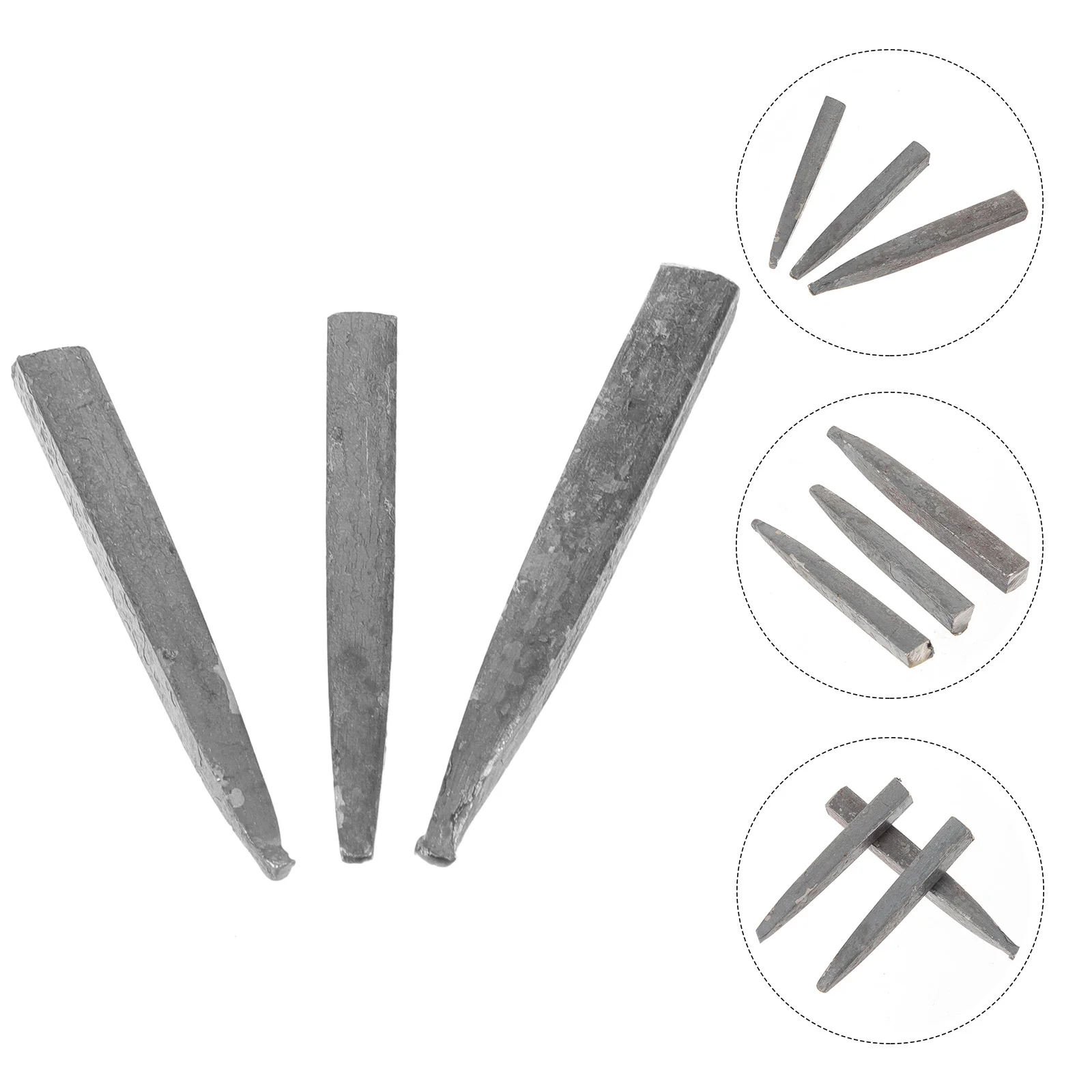 

3 Pcs Hammer Installation Accessories Axe Handle Wedges Taper for Replacement Iron