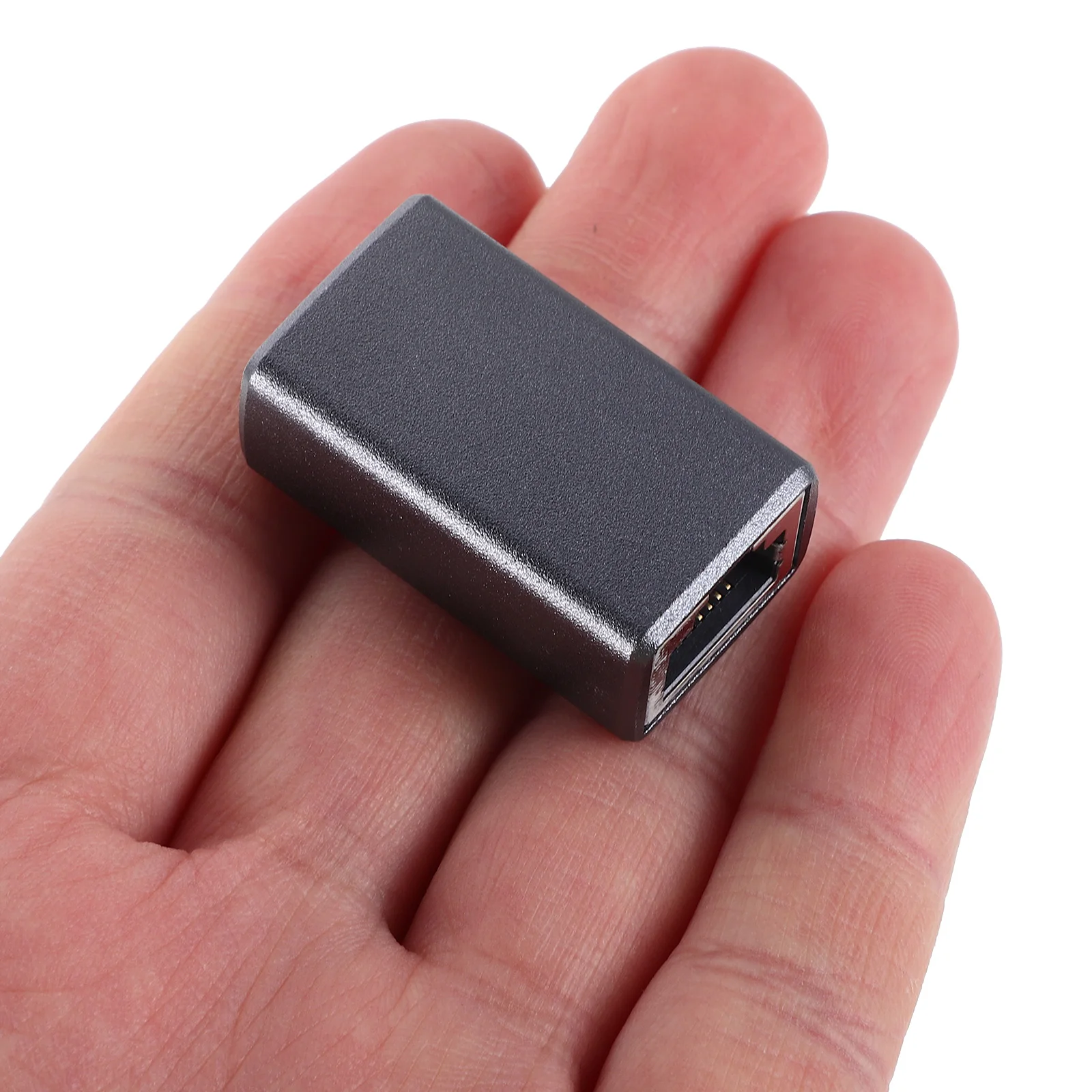 

2pcs Network Coupler Connector Dual Head Ethernet Adapter Female to Female Extender Cable Replacement for Home Office School