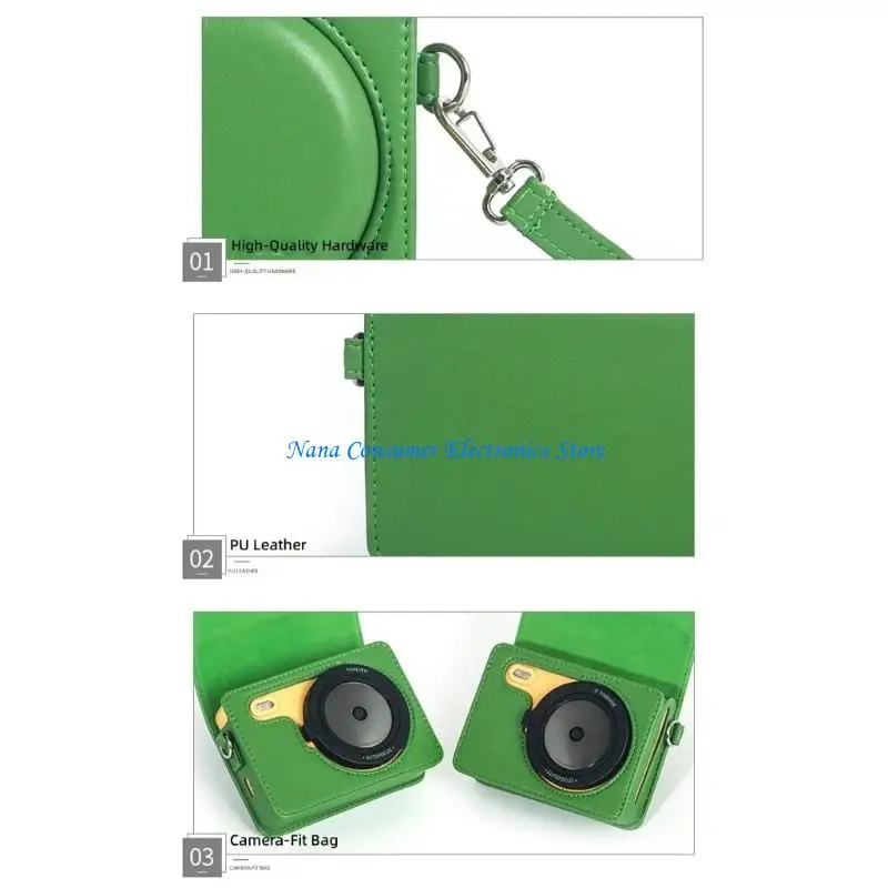 G7NE Slimmer And Stylish Instantly Photo Camera Case With Water Resistant Exterior