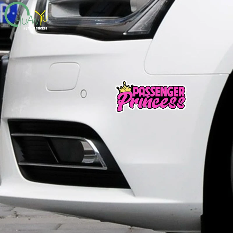 Passenger Princess stickers Car stickers Cute Creative Reflective stickers Car windows Funny Car Decoration Accessories