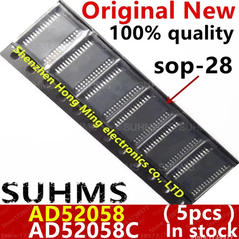 (5piece)100% New AD52058 AD52058C AD52058-26QG28NRR AD52058C-26QG28NRR sop-28