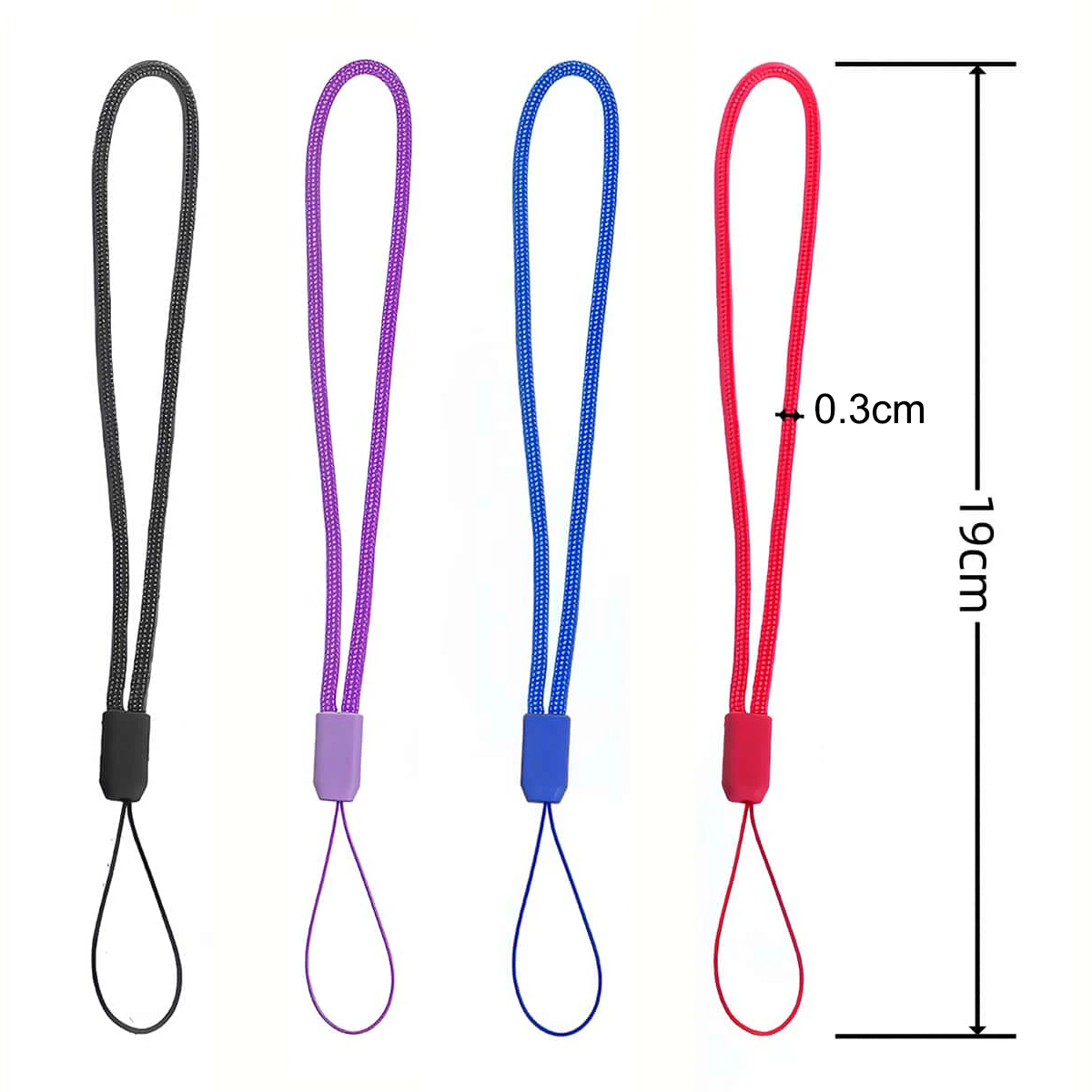 5-20 Stück Nylon-Lanyard Handgelenkband für Handy, Kamera, USB-Stick, Schlüsselanhänger, Anti-Verlust-Band, DIY-Hängeband, Universelles Seil – Detail 1