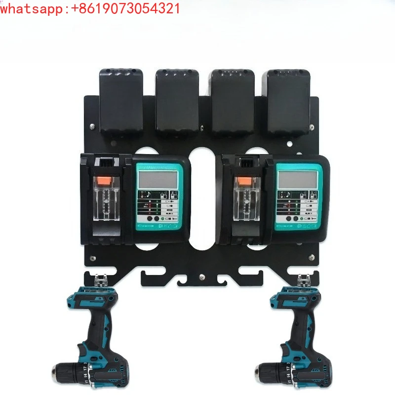 

Adapted to power tools 18V14.4V battery charger fixed storage bracket electric drill DC18