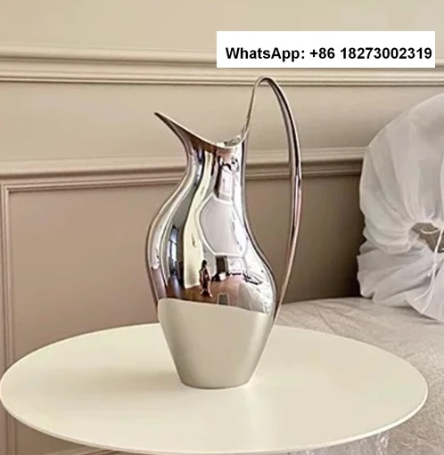 Stock European style vase, cold water kettle, stainless steel ornament gift