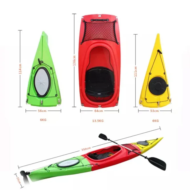 12FT (3.5M) Sit-In Modular Sea Kayak, Premium Single-Seat Design
