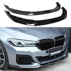 For Bmw G30 G31 Lci M Performance Style Front Bumper Lip Spoiler Splitter Diffuser 5 Series 520i 520d 530i 530d M550i 2021-2023