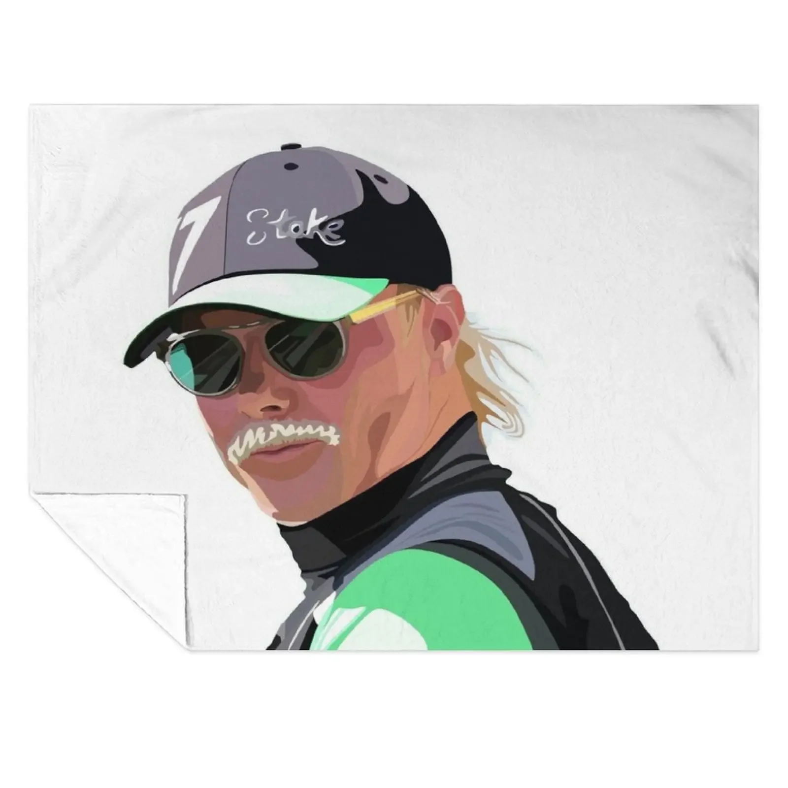 

Bottas Moustache Throw Blanket Camping Soft Beds Softest Moving Blankets