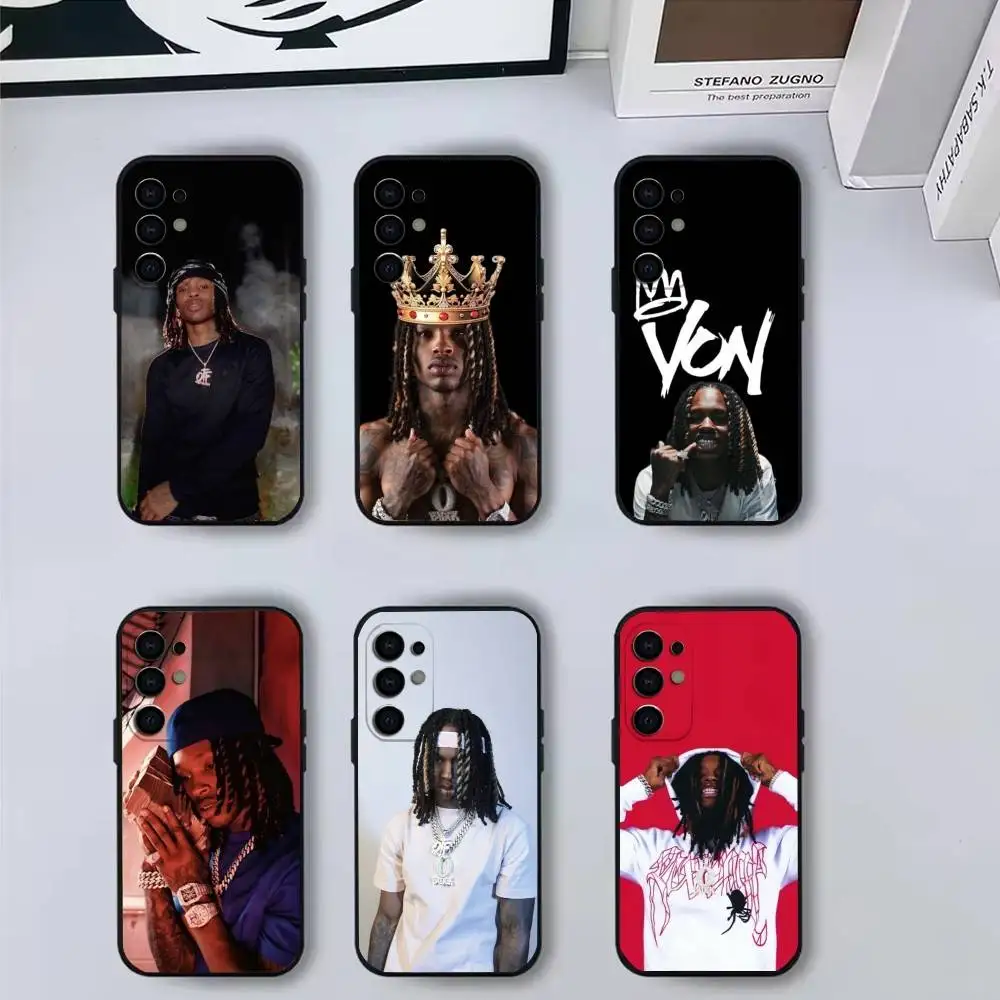 

Rapper K-King V-Von cool boy Phone Case Black Silicone Soft For Samsung S25,S24,S21,S22,S23,S30,Ultra,S20,Plus,Fe,Lite